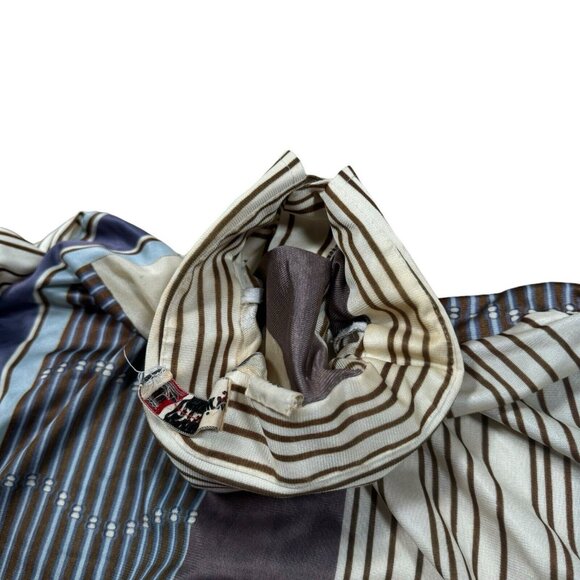 RARE! Vintage 70s 80s Chess King Striped Button Down Shirt Sz L - Picture 8 of 15